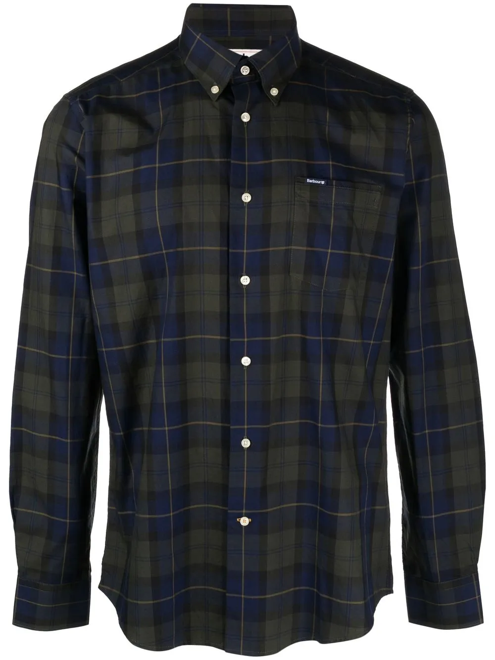 

Barbour tailored plaid-check print shirt - Blue