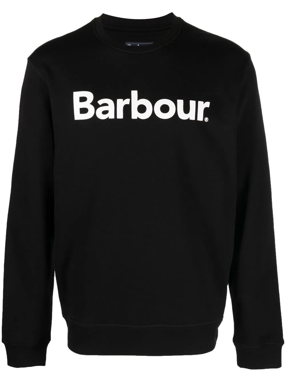 

Barbour logo-print detail knit jumper - Black