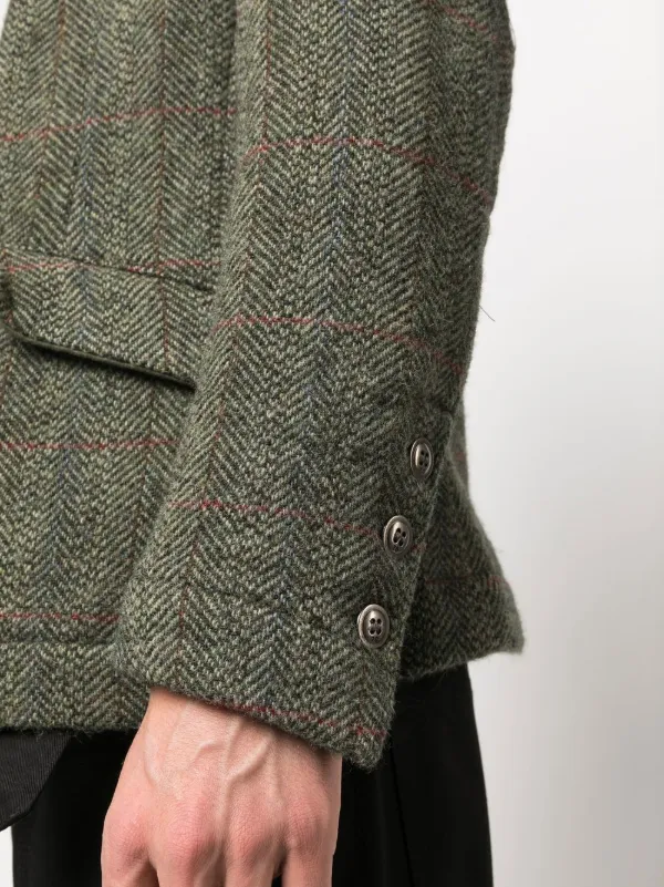 tweed tailored blazer