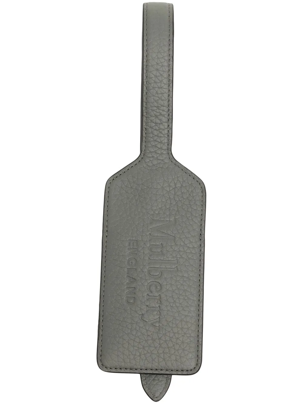 

Mulberry grained leather luggage tag - Green