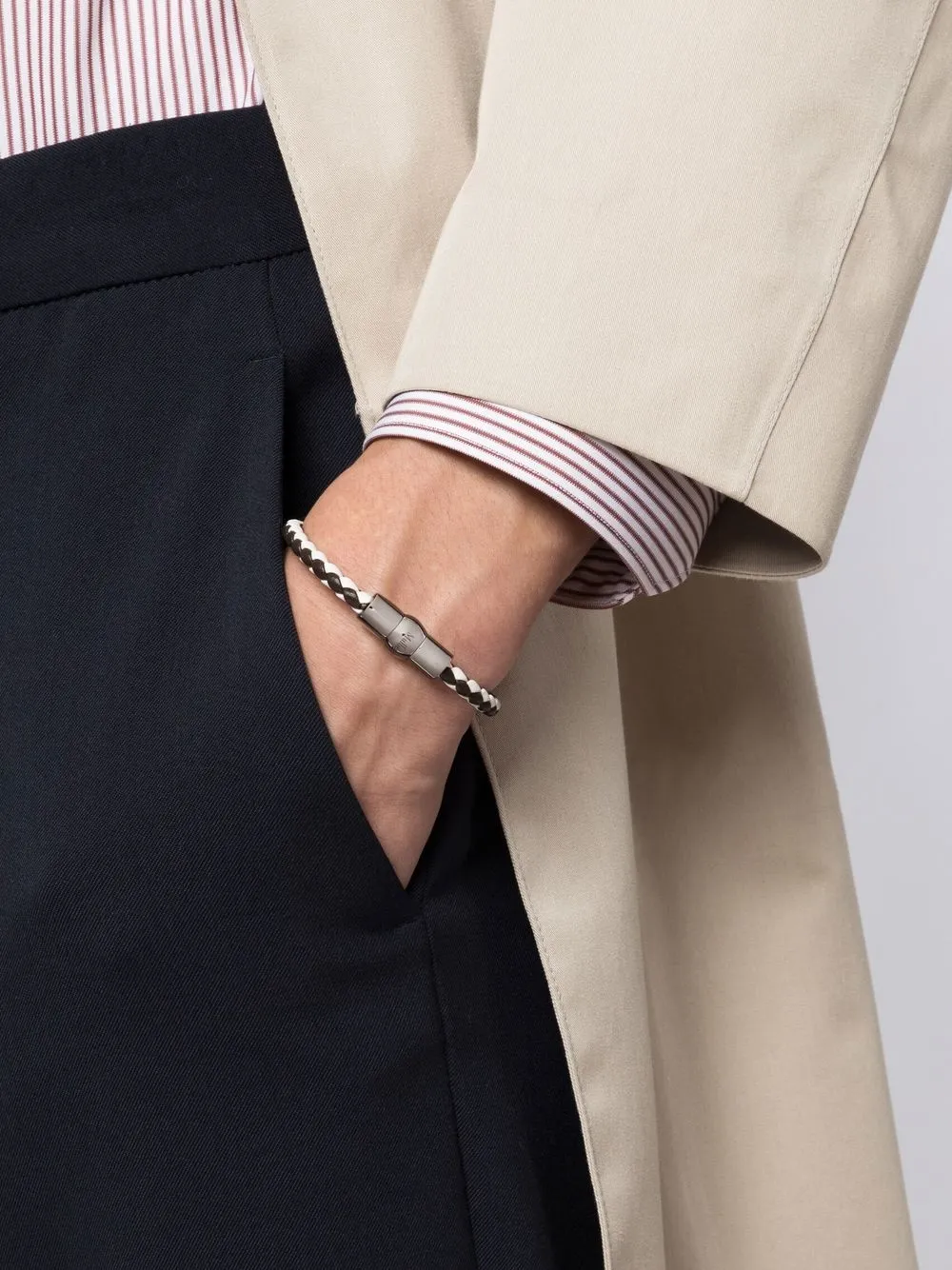 Mulberry Leren armband - Zwart