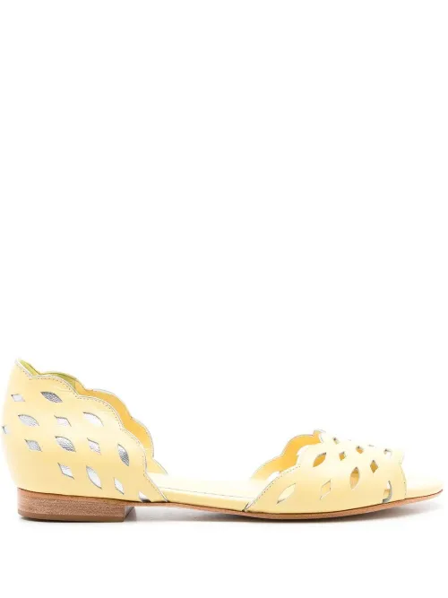 Sandales Vivienne à bout ouvert - Sarah Chofakian - Modalova