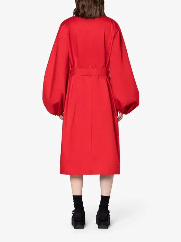 CECILIE BAHNSEN Helen Poppy Bonded Cotton Coat