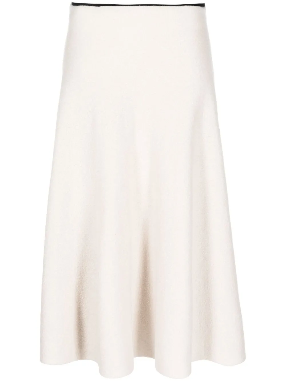 

Rochas knitted midi skirt - Neutrals