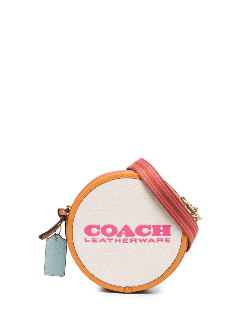 

Coach logo-print satchel bag - Orange