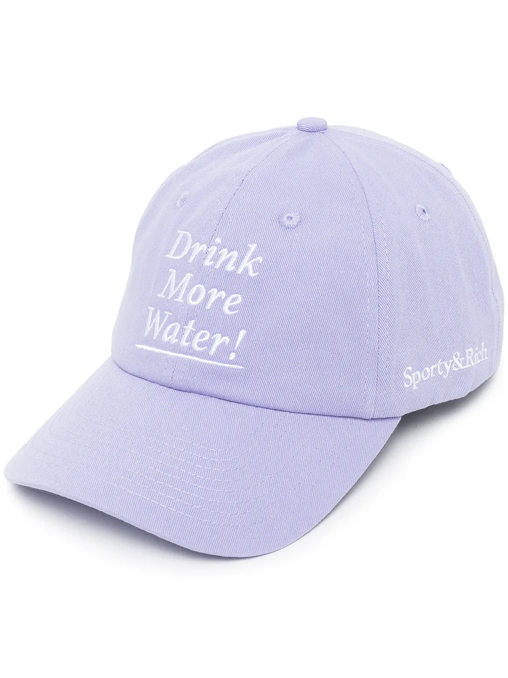 

Sporty & Rich gorra Drink More con Agua - Morado