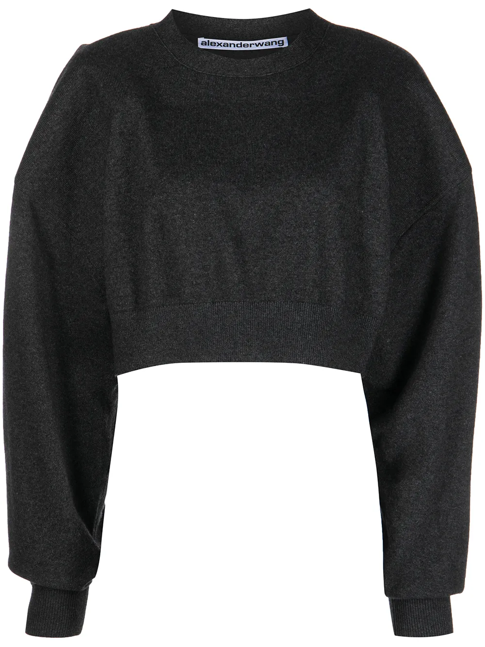 

Alexander Wang sudadera corta - Gris