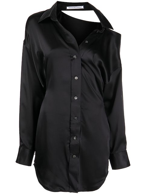 Alexander Wang Hemdkleid mit Cut-Outs