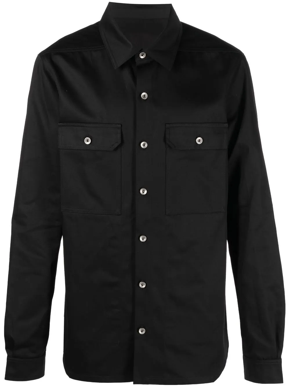 

Rick Owens DRKSHDW sobrecamisa con botones - Negro