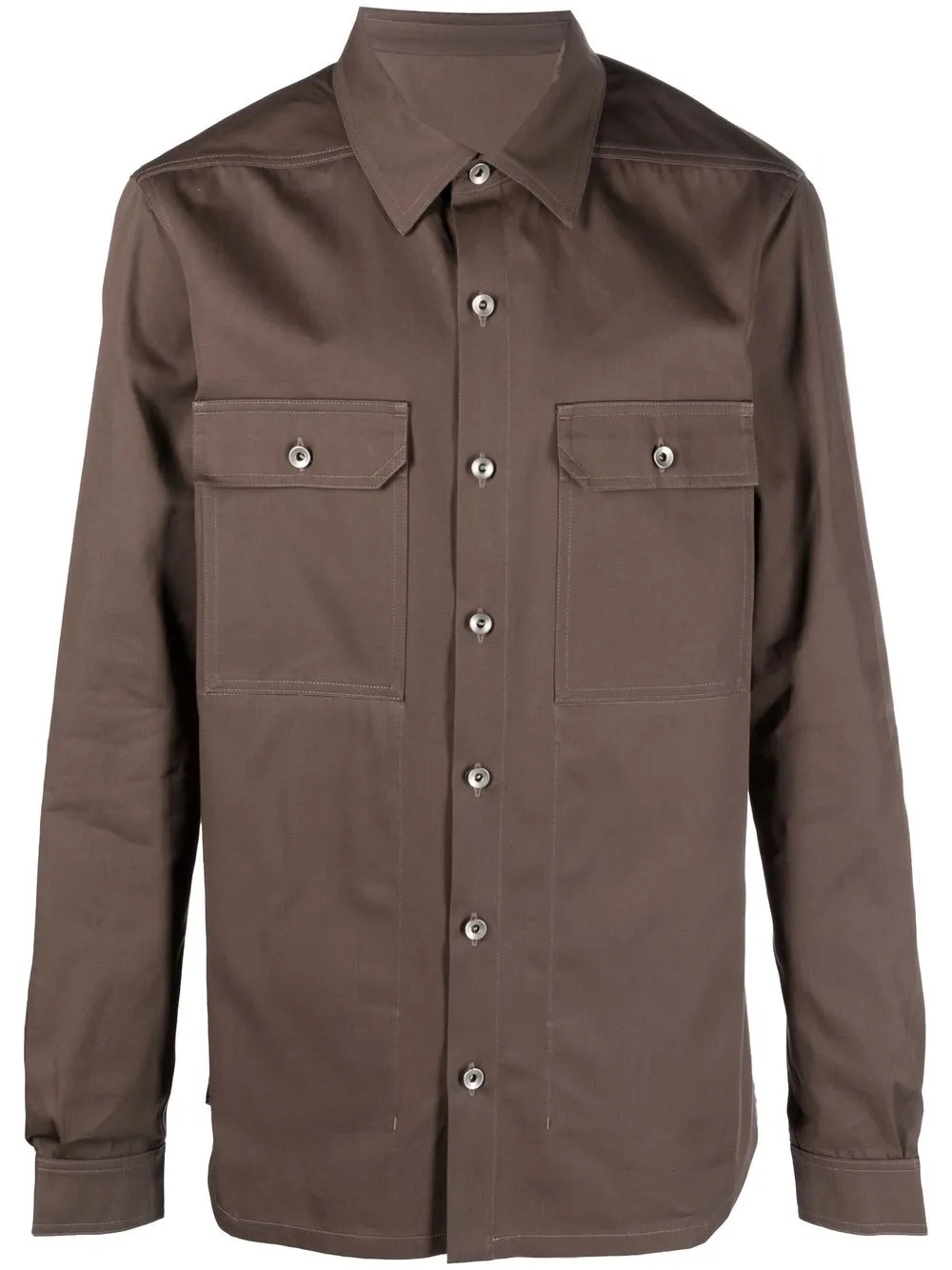 

Rick Owens DRKSHDW classic button-up shirt - Neutrals