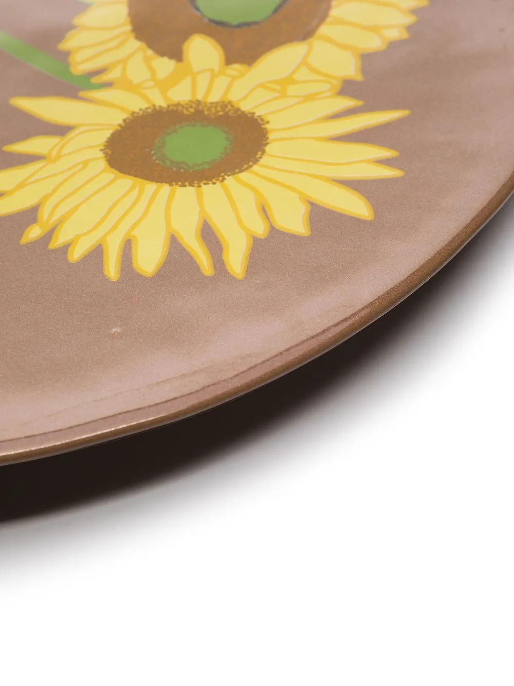 Bernadette x Mervyn Gers bord met zonnebloemprint - Beige