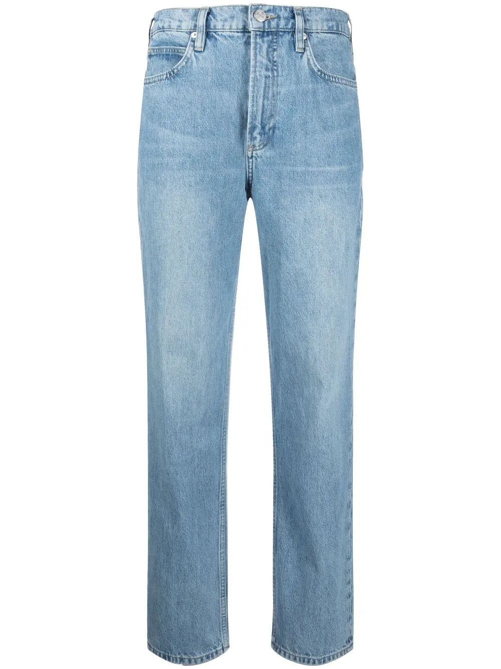 

FRAME high-waist straight-leg jeans - Blue