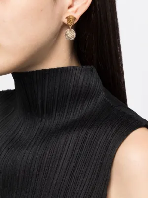 Versace グレカフープピアス Versace グレカ フープピアス | ゴールドトーン | FARFETCH JP