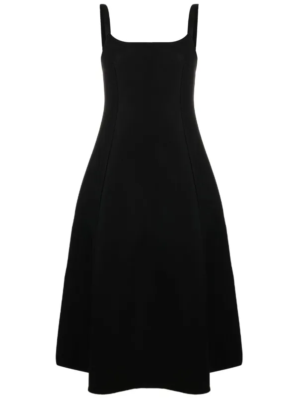 Basic black midi dress shop
