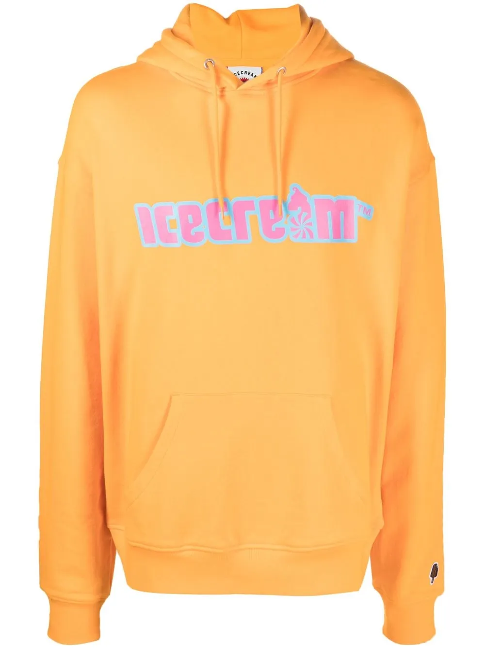 

ICECREAM hoodie con logo estampado - Naranja