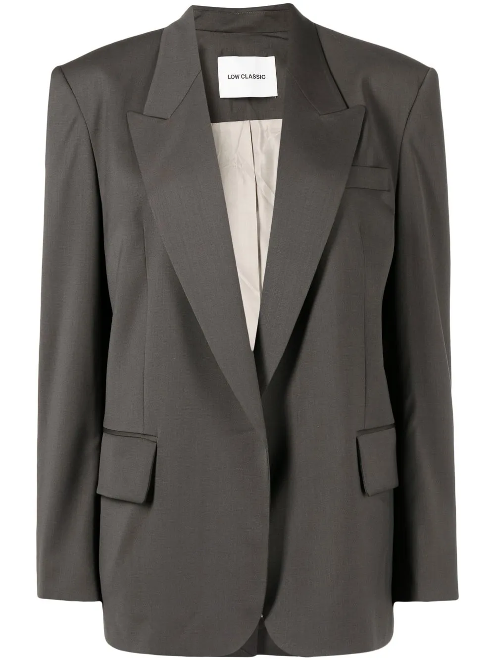 

Low Classic Single-breasted tailored blazer - Grey