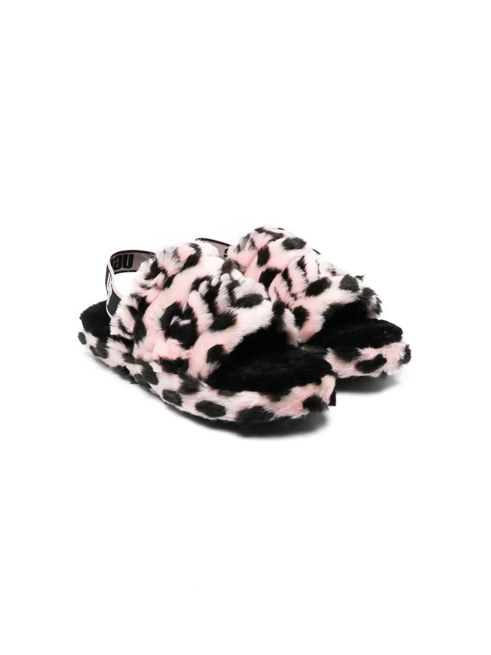 UGG Kids Fluff Yeah animal-print Slippers - Farfetch