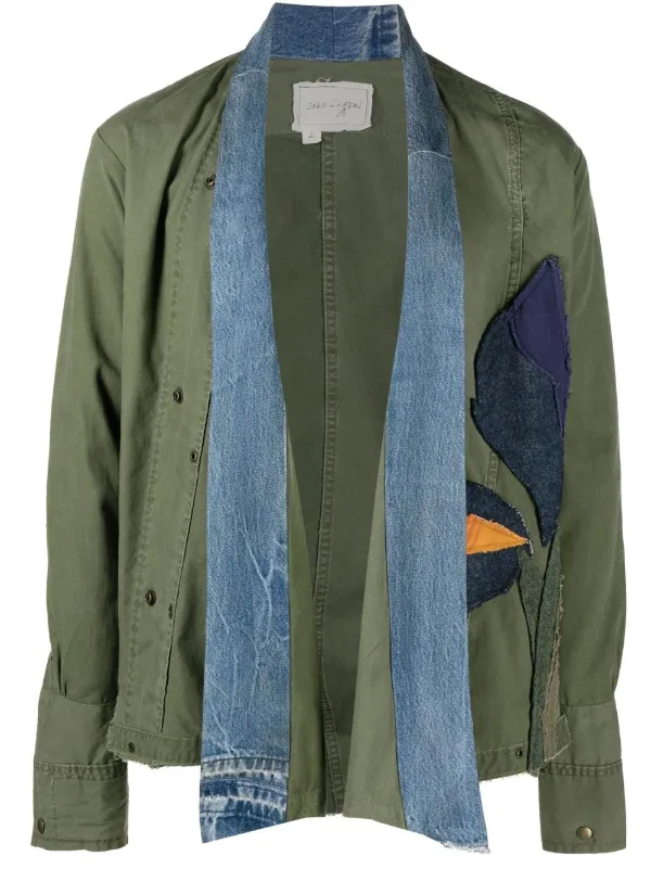 Greg Lauren Patchwork Military Jacket - Farfetch