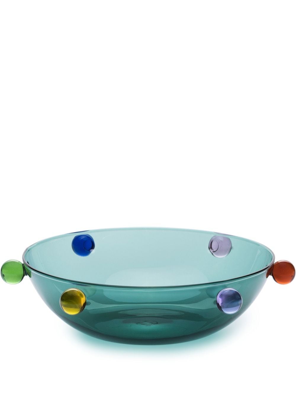 Maison Balzac Dotdot glass bowl (20cm) - Neutrals
