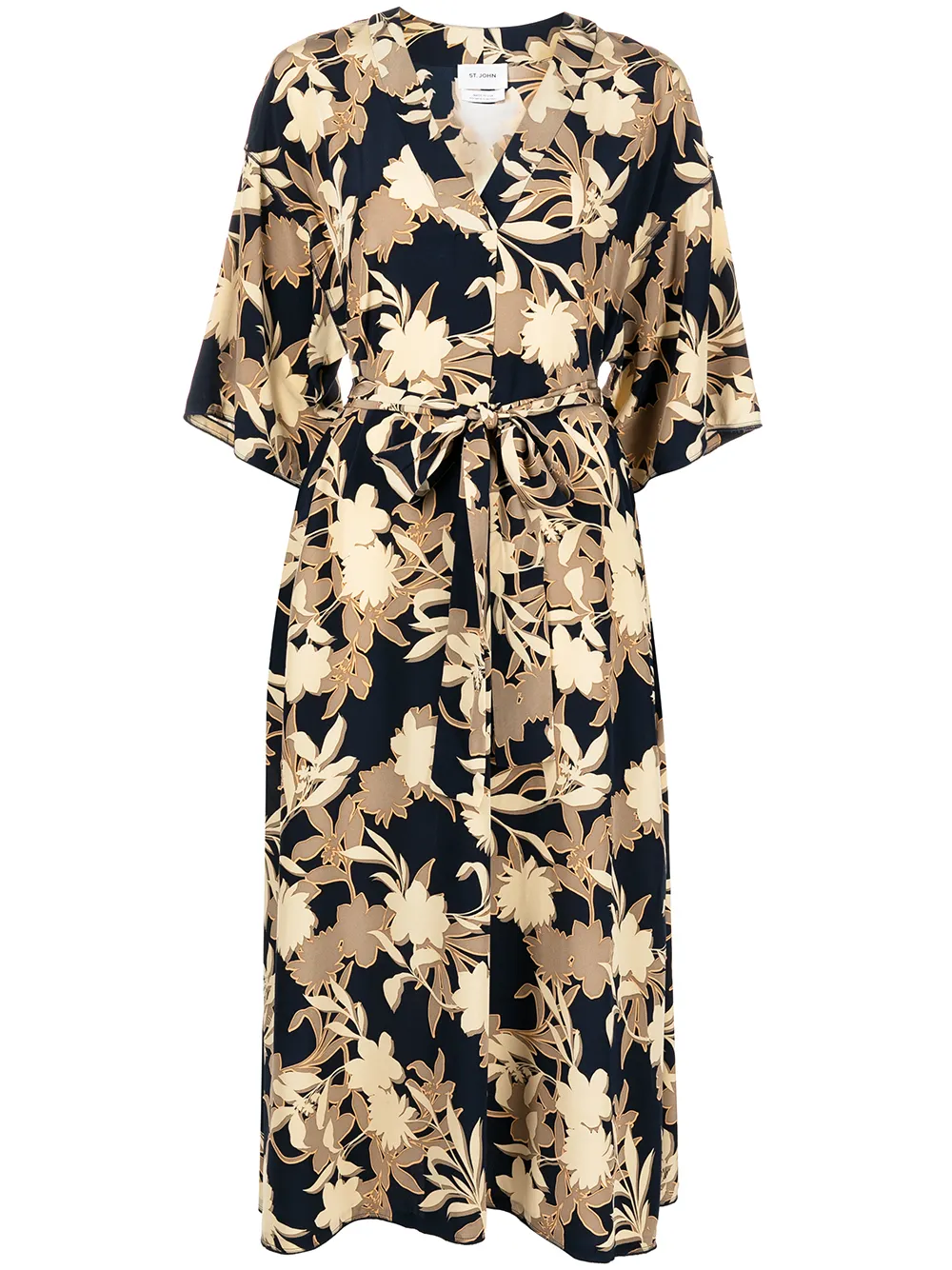 

St. John sleeveless tweed mini dress - Multicolour