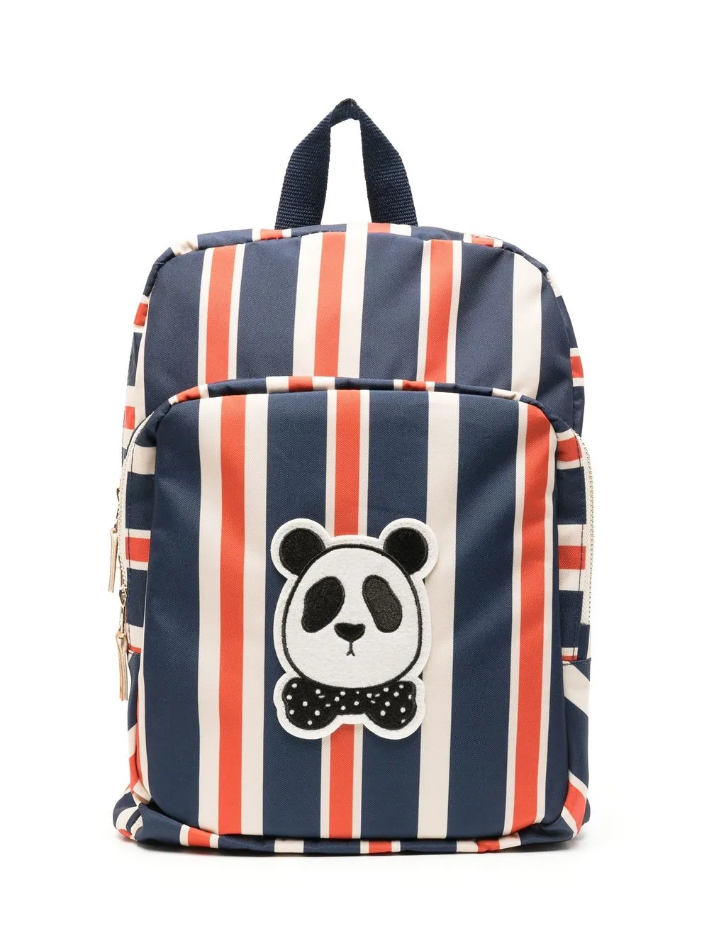 

Mini Rodini mochila con estampado a rayas - Azul