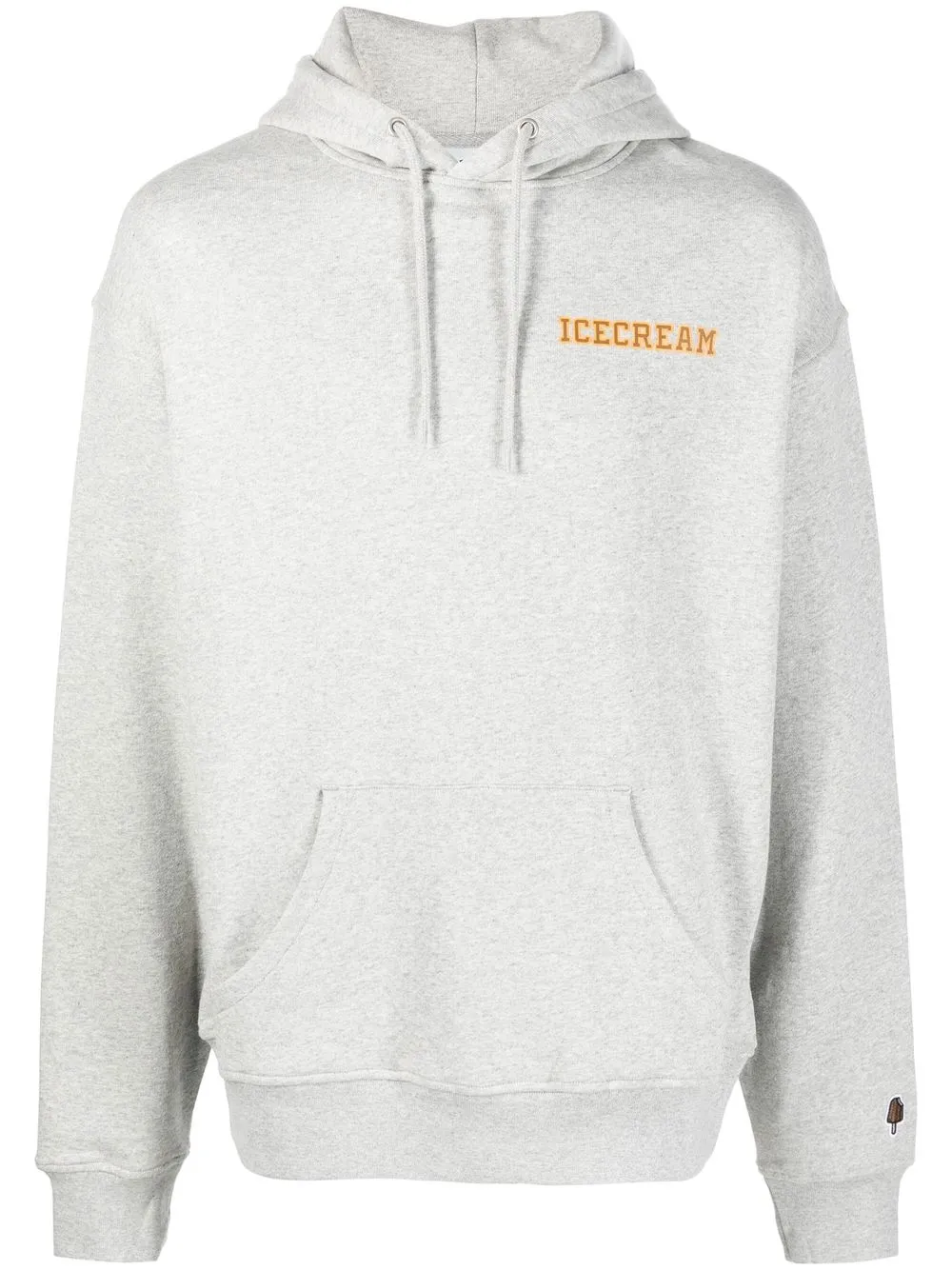 

ICECREAM logo-print long-sleeve hoodie - Grey