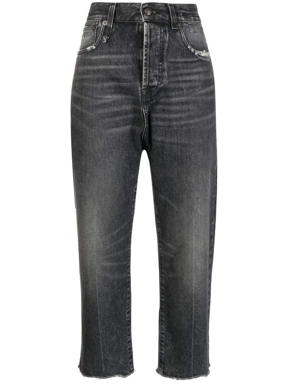 

R13 jeans slim capri - Negro