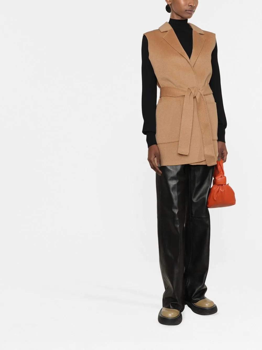 Michael Michael Kors Bodywarmer met ceintuur - Bruin