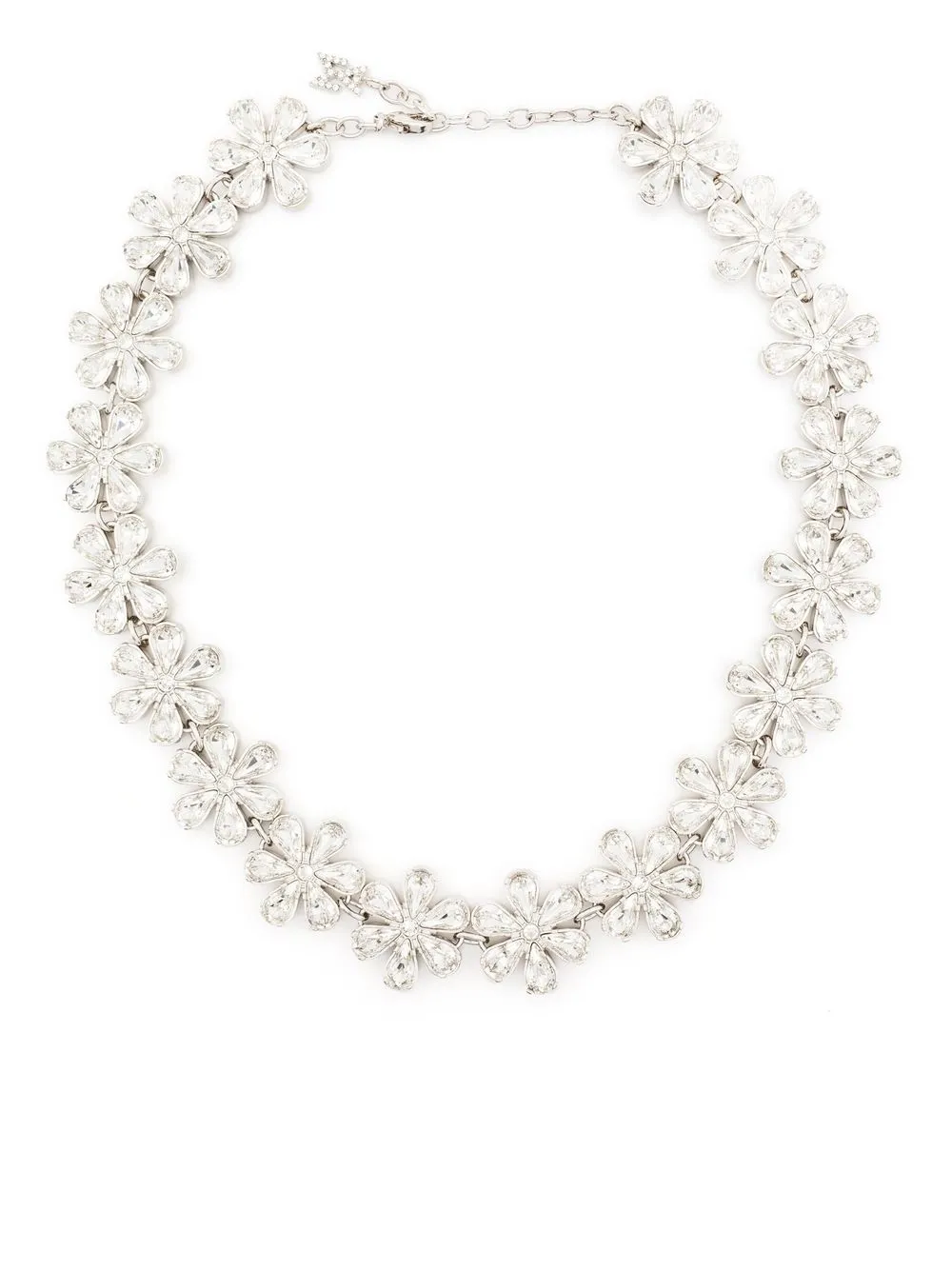 

Amina Muaddi Lily crystal-embellished choker - Silver