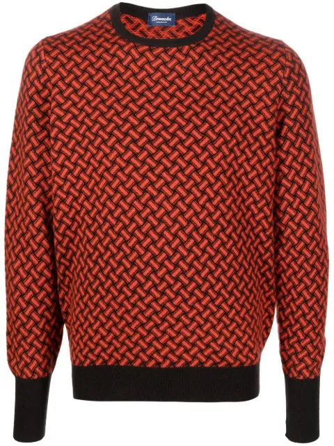 Drumohr suéter Razor Blade estampado