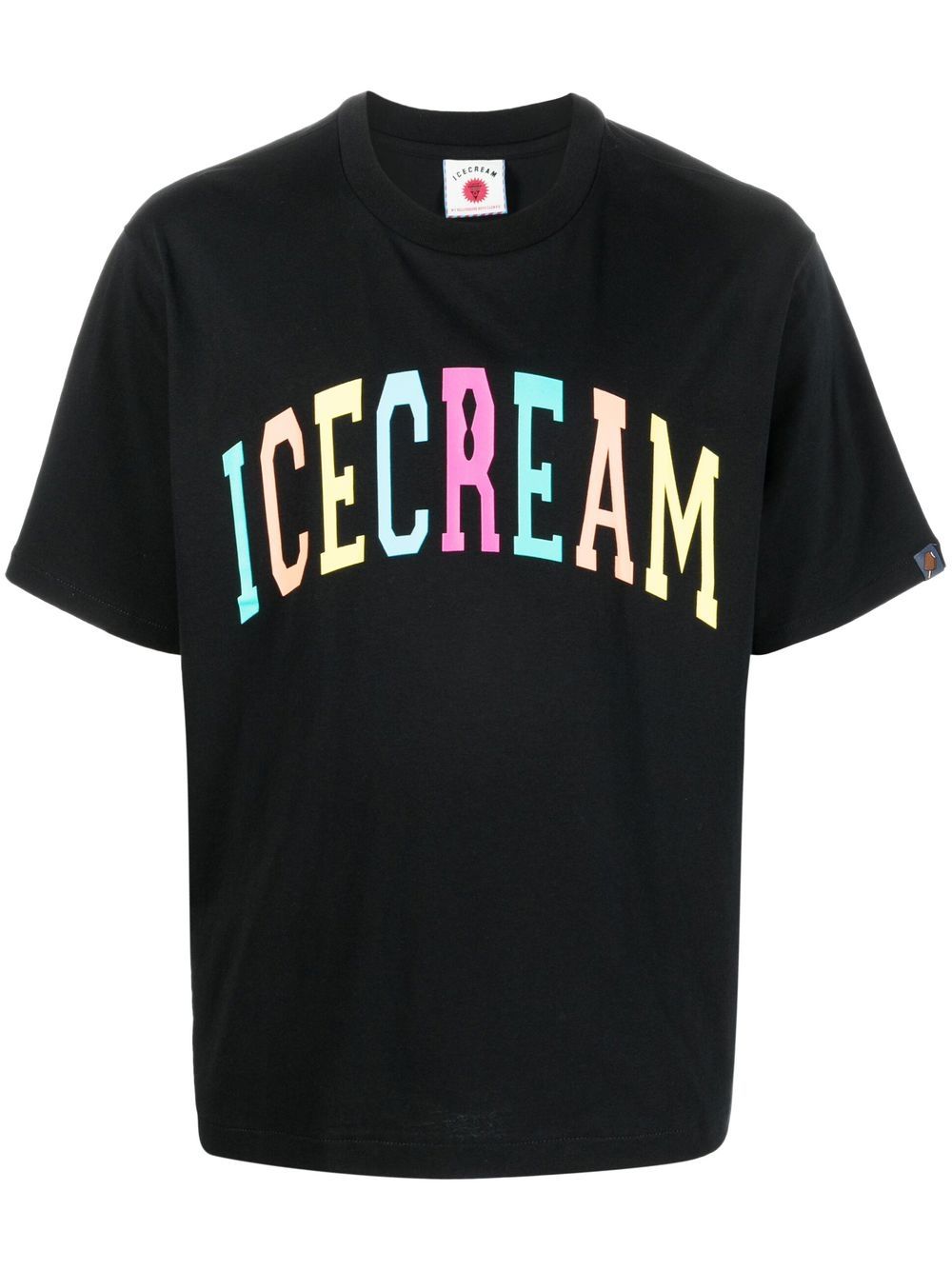 

ICECREAM playera manga corta con logo estampado - Negro