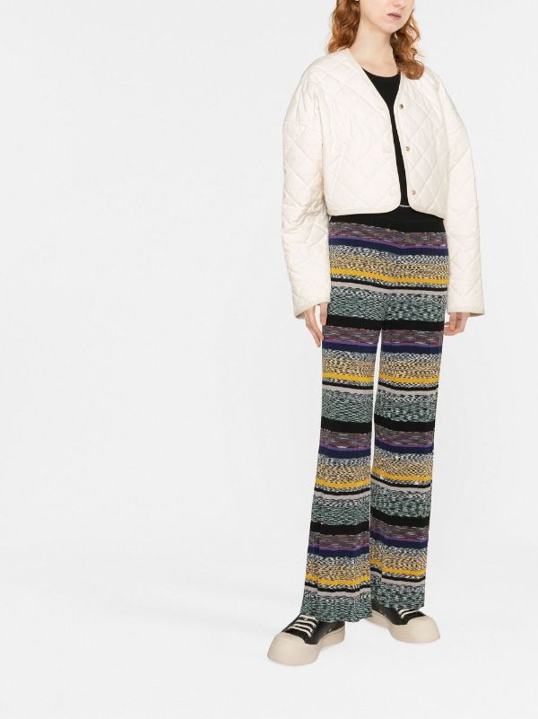 Missoni Striped Knitted Trousers - Farfetch