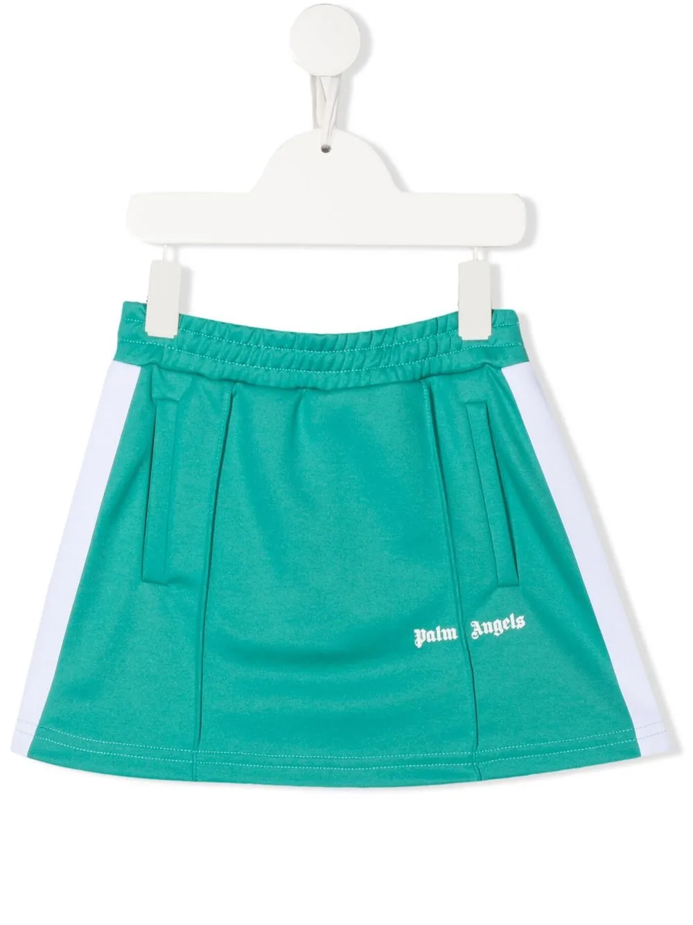 

Palm Angels Kids logo-print skirt - Green