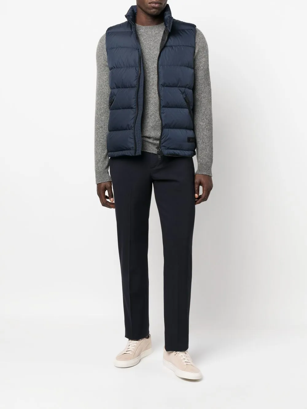 ASPESI logo-patch feather-down gilet | Waistcoats & Gilets | Image 2