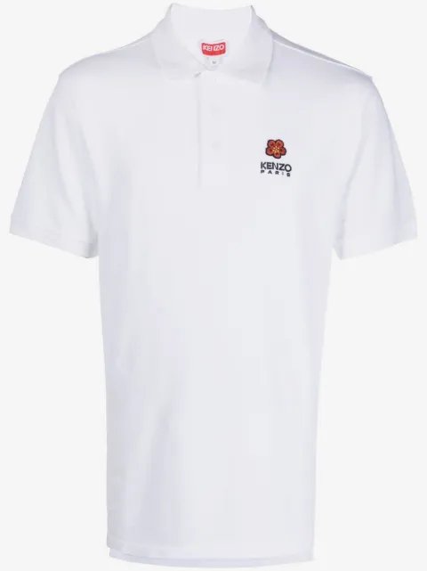 Kenzo Boky Flower embroidered polo shirt