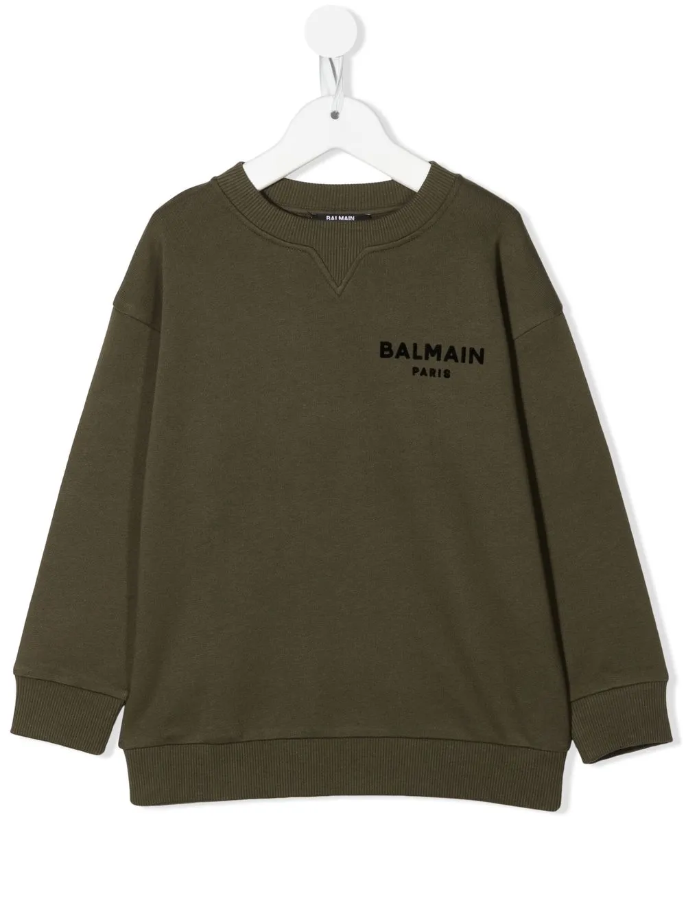 

Balmain Kids sudadera con logo bordado - Verde