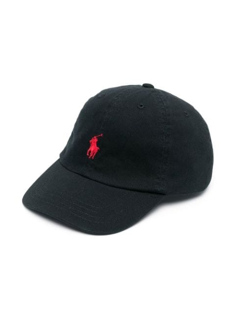 Ralph Lauren Kids gorra con logo estampado