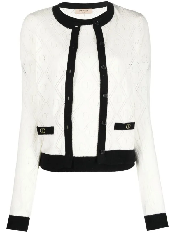 TWINSET logo-intarsia Jumper And 