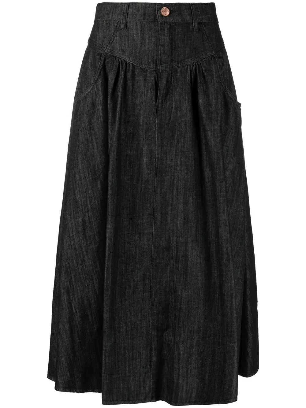 

See by Chloé high-waisted A-line skirt - Black