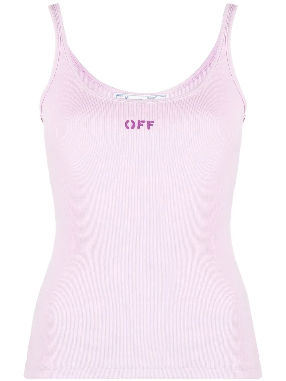 

Off-White playera con sello Off - Morado