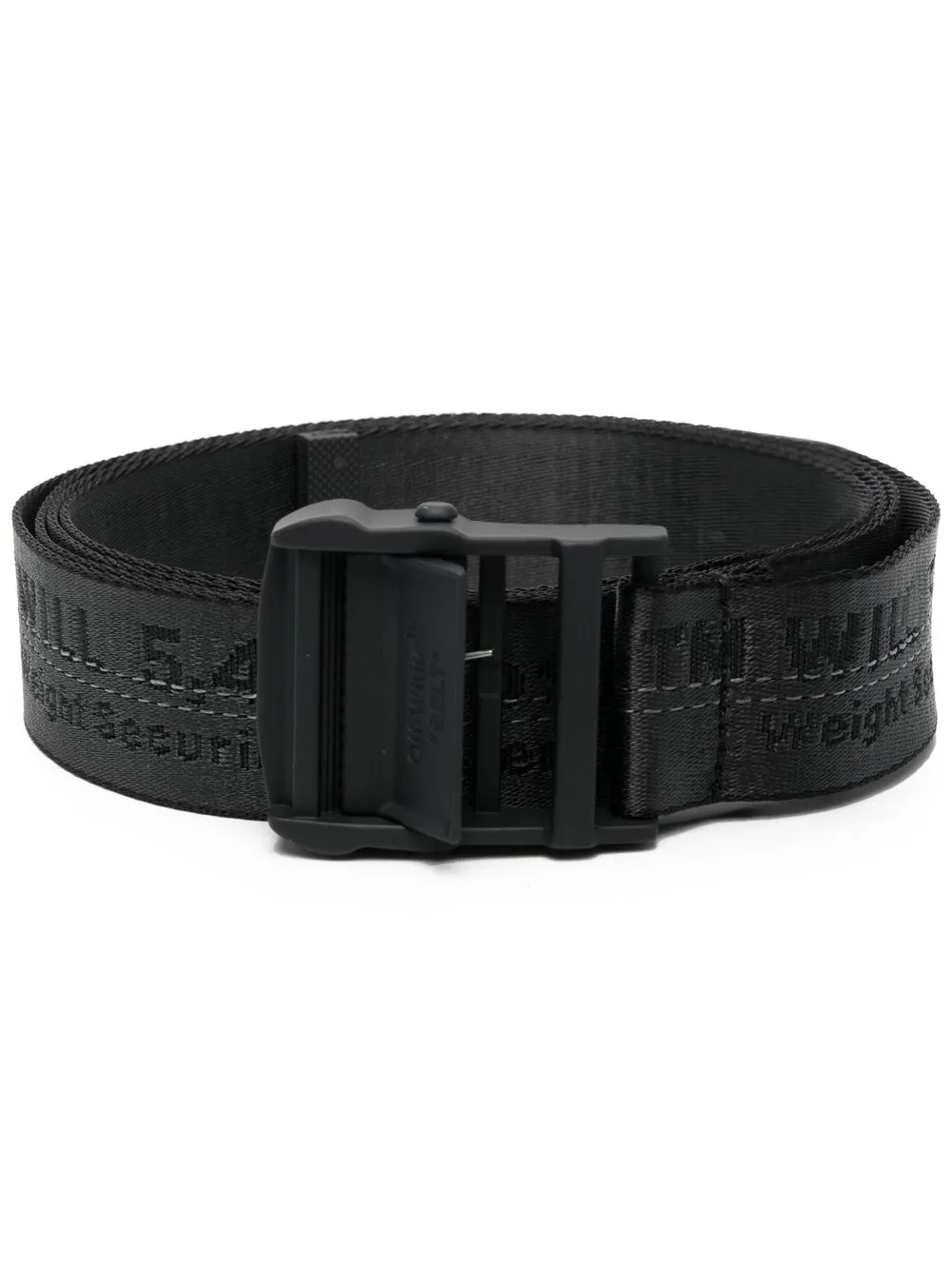 

Off-White cinturón Industrial con logo - Negro