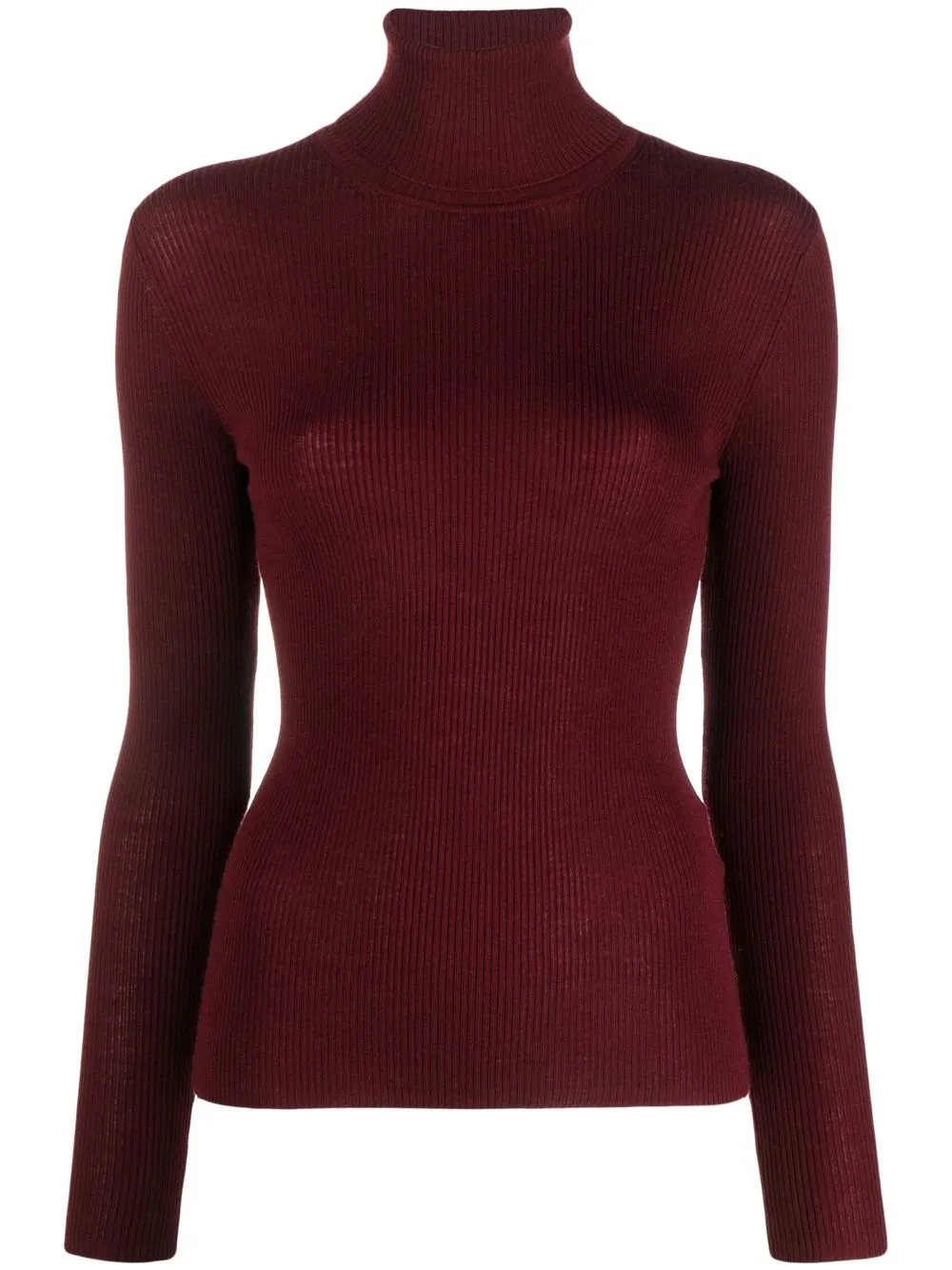 

P.A.R.O.S.H. ribbed-knit roll-neck jumper - Red