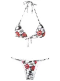 Amir Slama floral-print bikini set - Multicolour