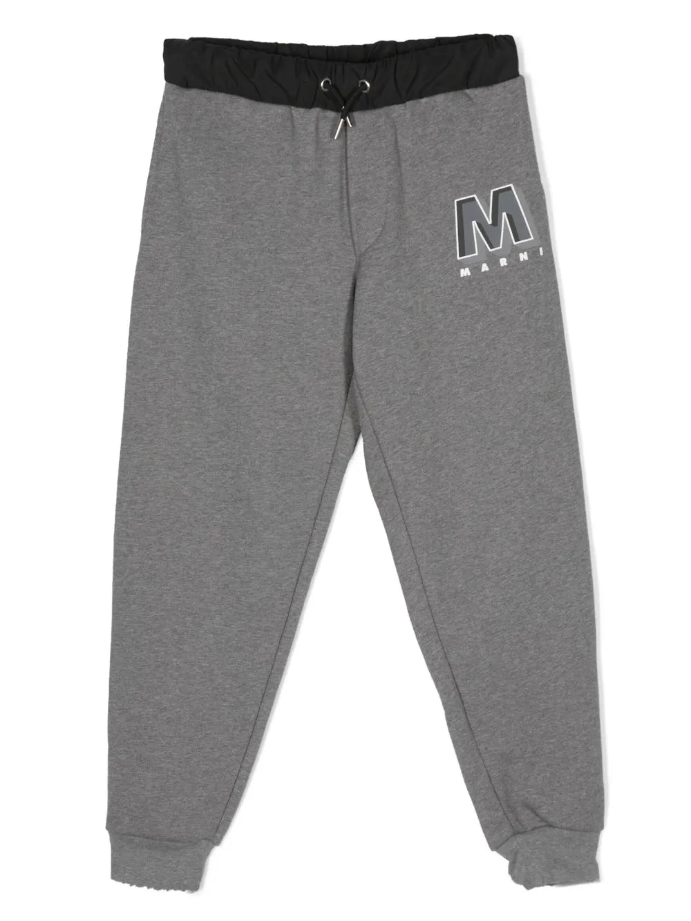 

Marni Kids pants con logo estampado - Gris