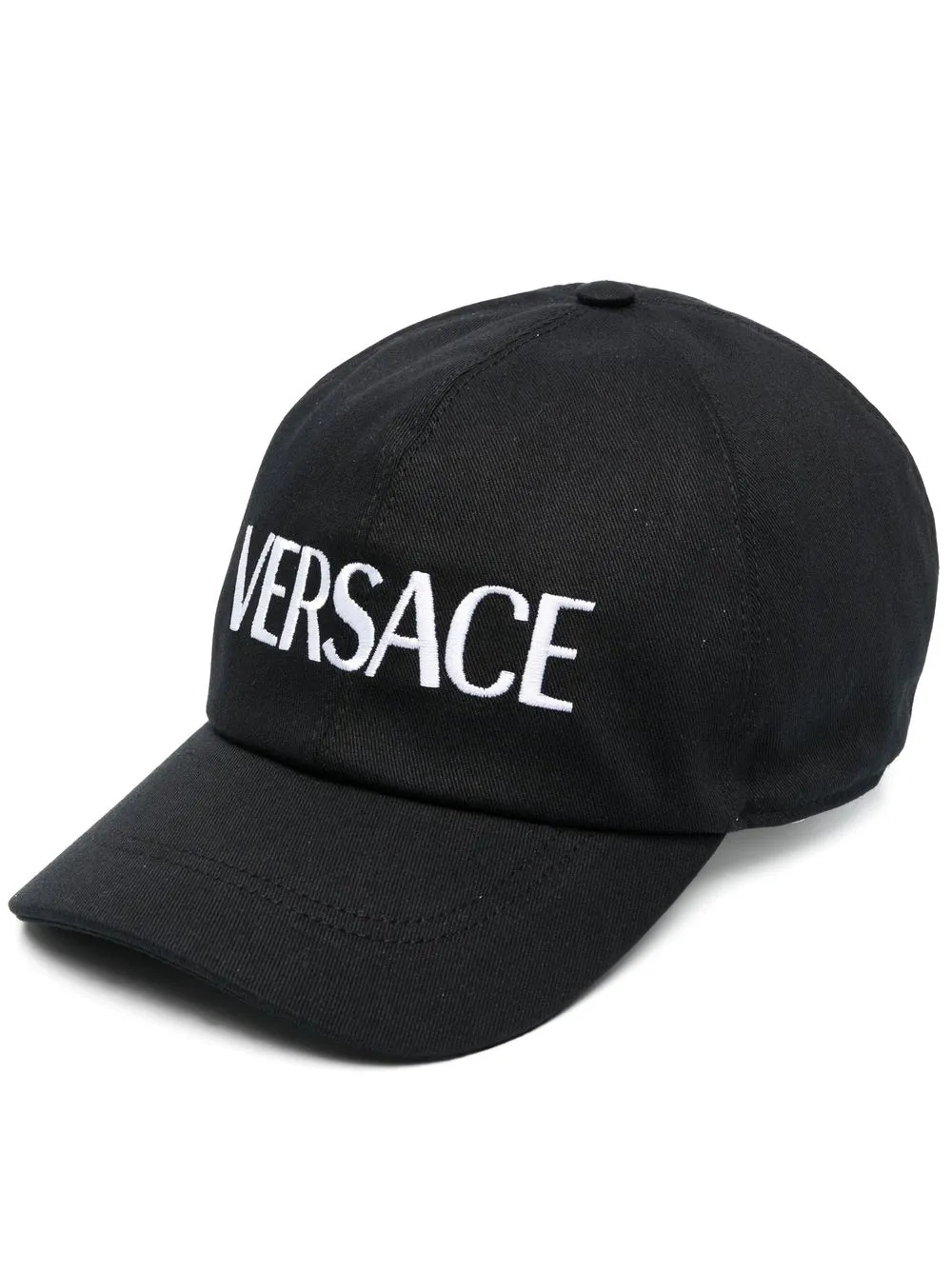 

Versace embroidered-logo cotton cap - Black