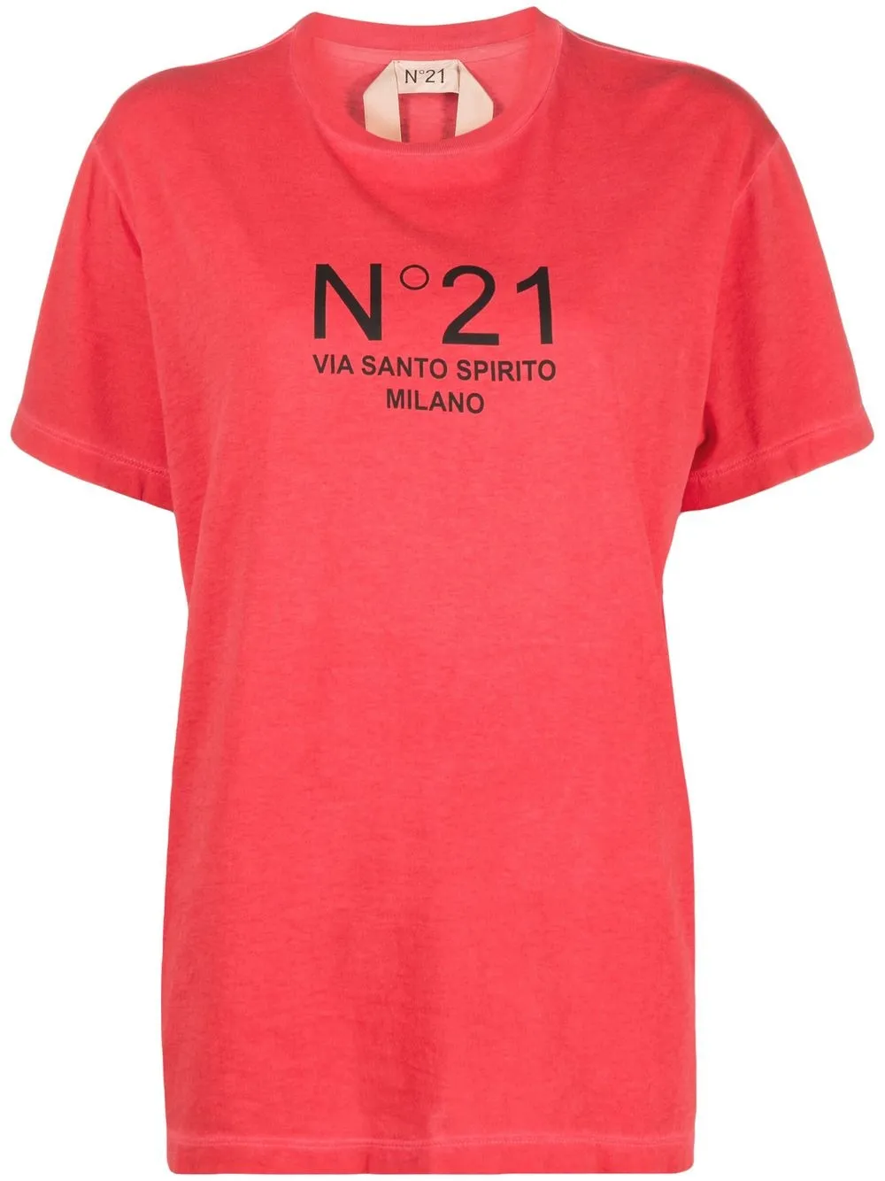 

Nº21 logo-print short-sleeve T-shirt - Red