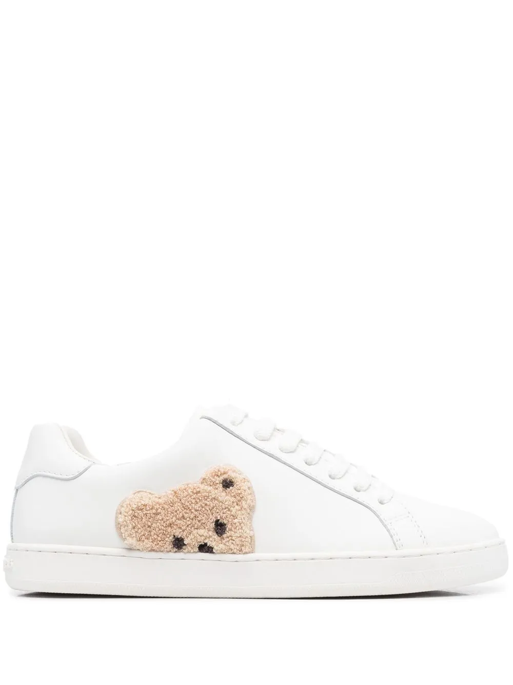 

Palm Angels tenis bajos con motivo Teddy Bear - Blanco