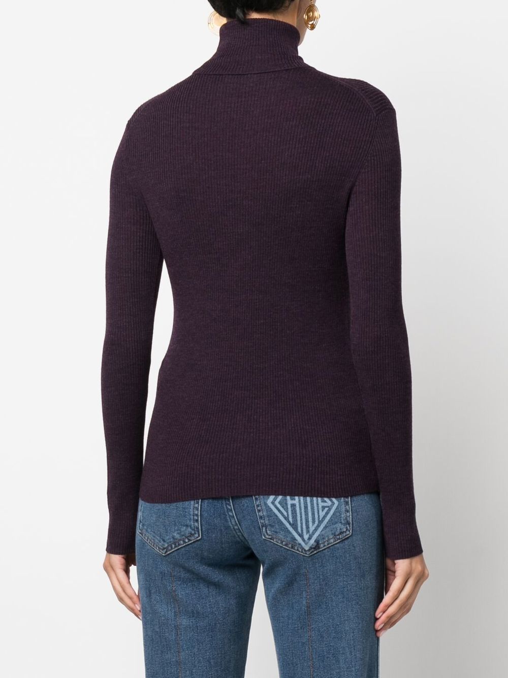 Kenzo roll-neck ribbed-knit jumper Men