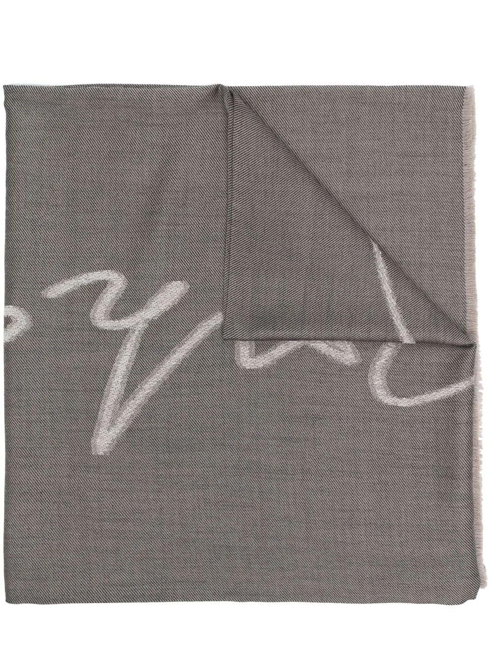 

Giorgio Armani bufanda con logo estampado - Neutro