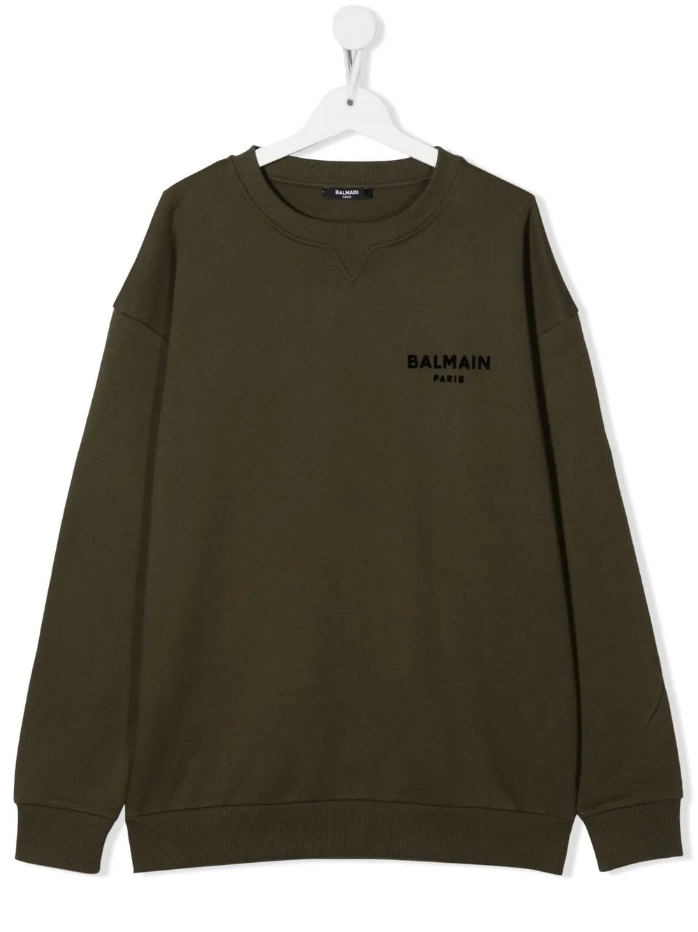 

Balmain Kids sudadera con logo estampado - Verde